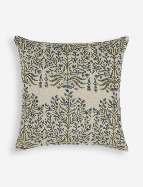 #style::square | Ixora square pillow with ornate floral pattern