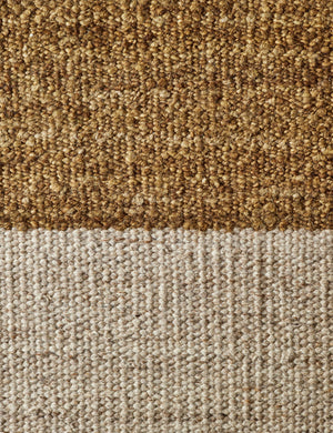 The natural and brown wool material