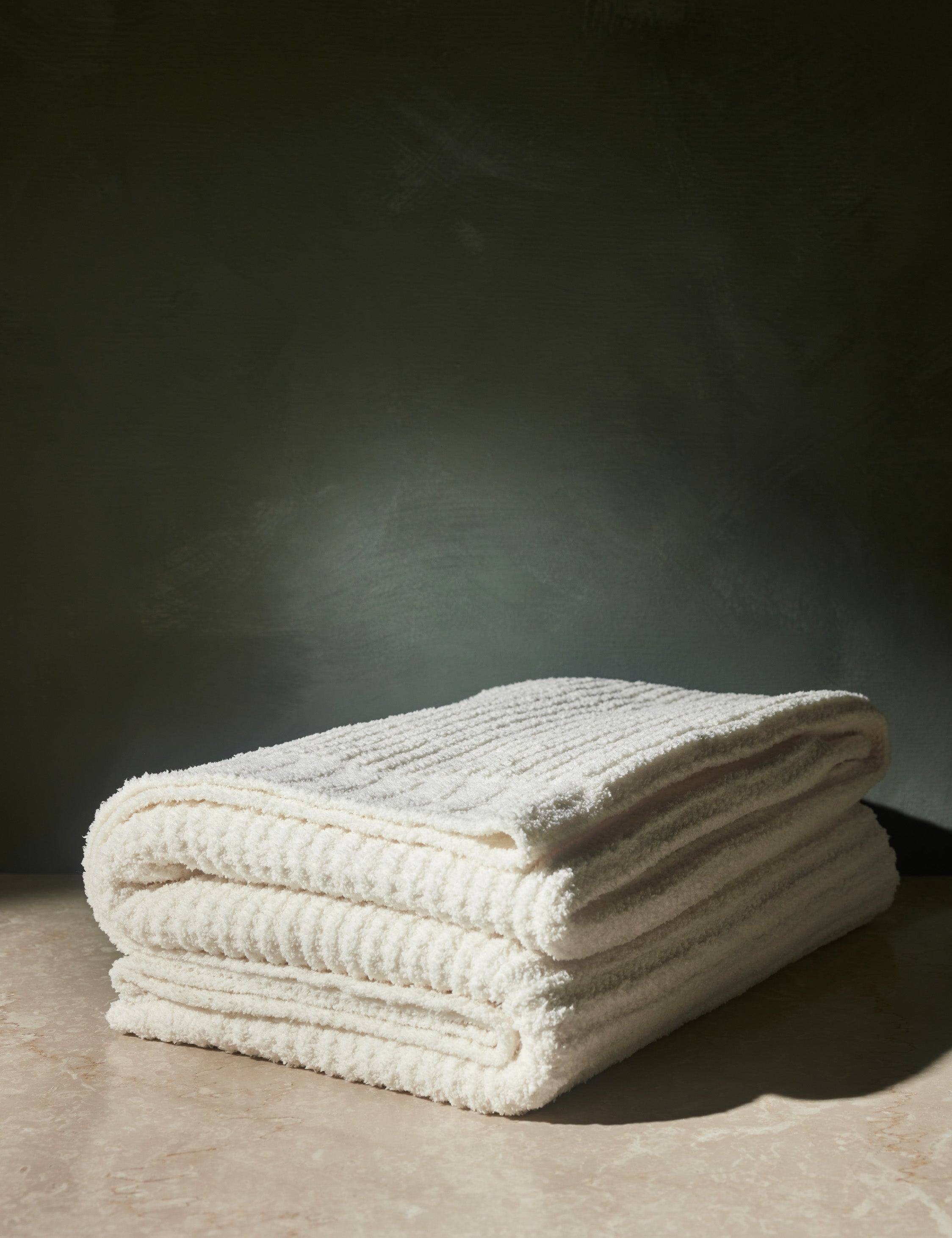 WAFFLE KNIT THROW BLANKETS