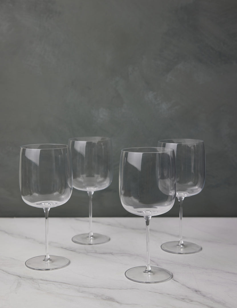 LSA International Borough Stemless White Wine Glasses Set of 4
