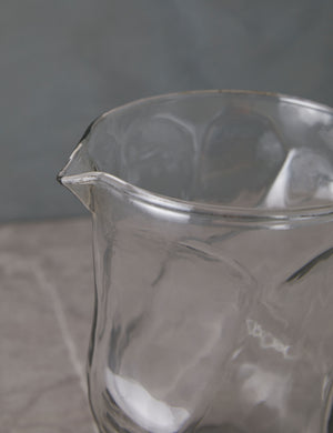 Maya Clear Recycled Glass Pitcher