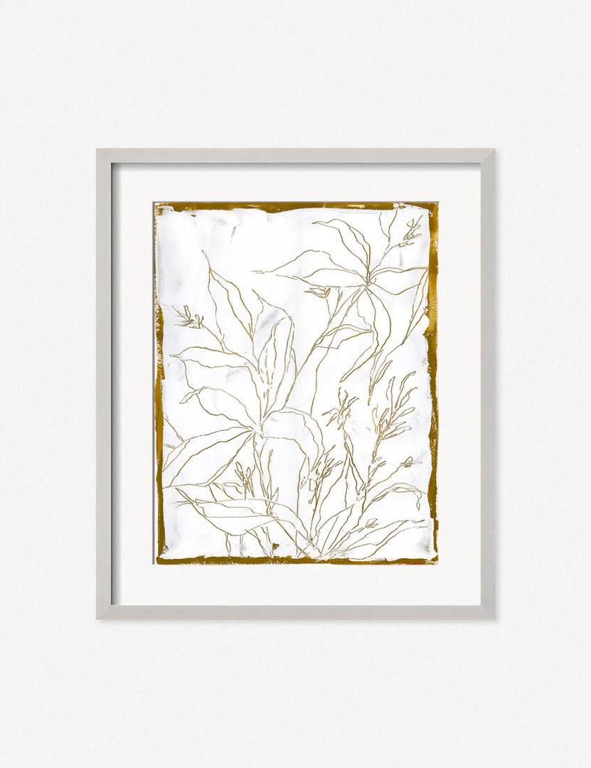 #color::silver #frame-option::framed #size::29--x-23- #size::37--x-29- #size::45--x-35- #size::53--x-41- | Lilies Wall Art in a silver frame