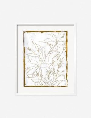 Lilies Wall Art in a white frame