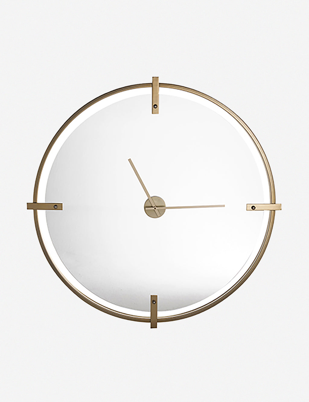 Lillian Modern Glass Wall Clock