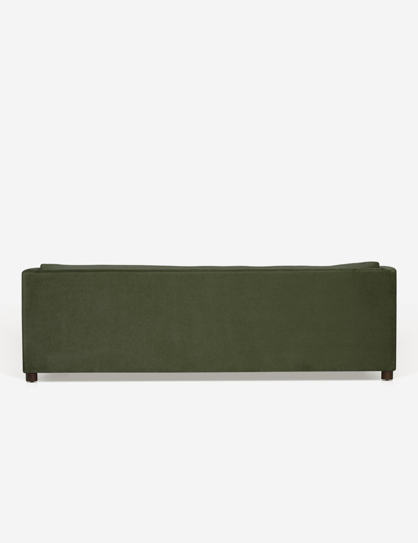 #color::moss-velvet | Back of the Lotte Moss Green Velvet Sofa