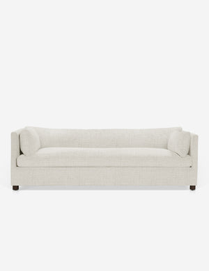 Lotte shelter-style White Performance Fabric Sofa with a deep seat