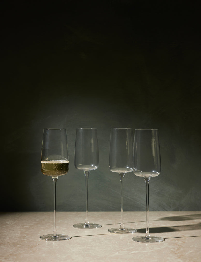 Metropolitan Champagne Flutes (Set of 4) by LSA International