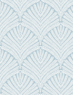Rayna Wallpaper, Blue Swatch