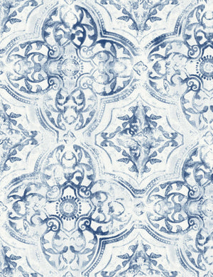 Turia Wallpaper, Blue,
