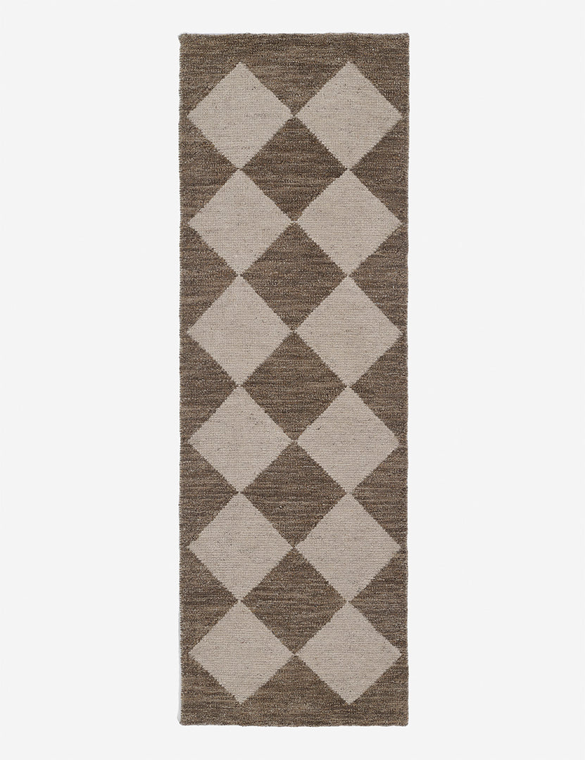 #color::brown #size::2-6--x-8- | Palau brown rug in its runner size