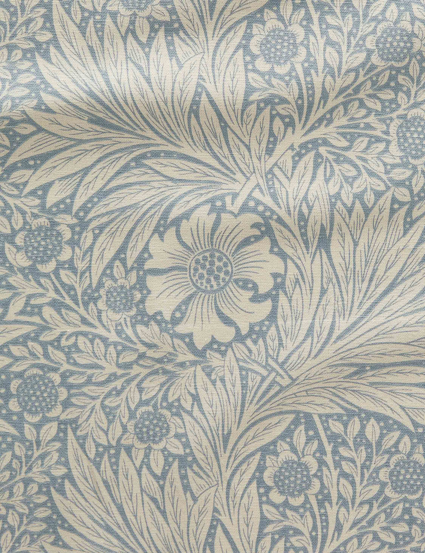 Marigold Fabric Swatch, China Blue/Ivory by Morris & Co.