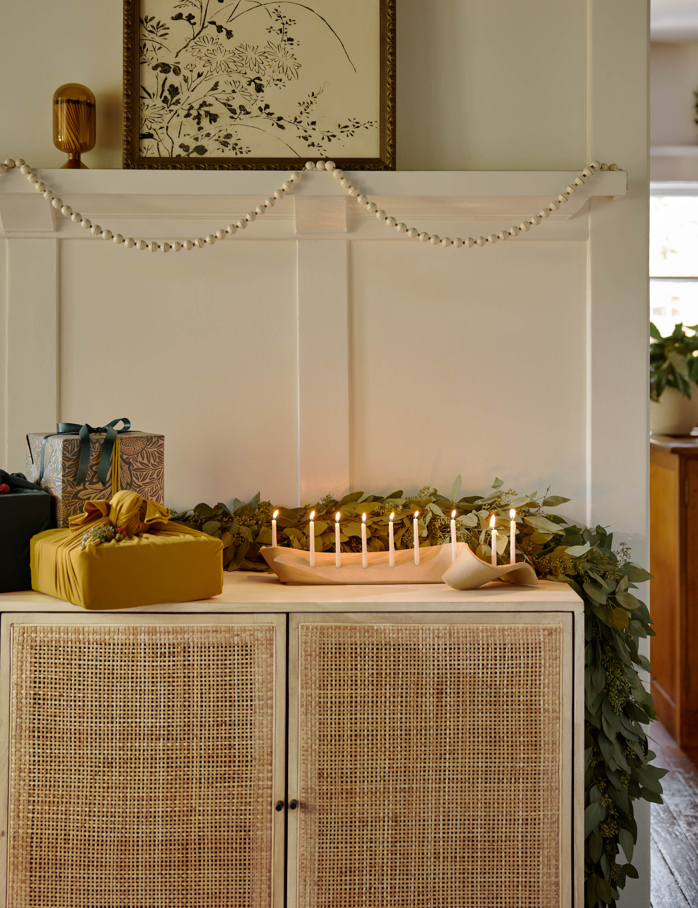 Swey Stoneware Ceramic Menorah by SIN