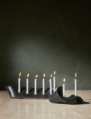 Swey Stoneware Ceramic Menorah by SIN