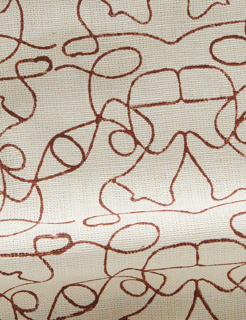 Muse Fabric Swatch, Terracotta by Kufri