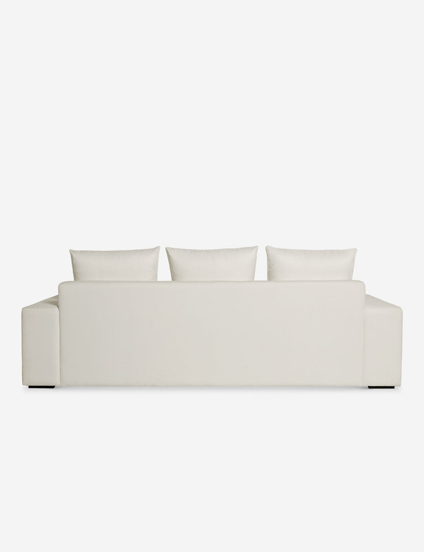 #color::ivory-performance-fabric #size::108-W #size::96-W #size::84-W | Back of the Nadine ivory performance fabric sofa