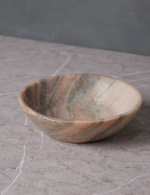 One-Of-A-Kind Marble Bowl, Small by Olive Ateliers