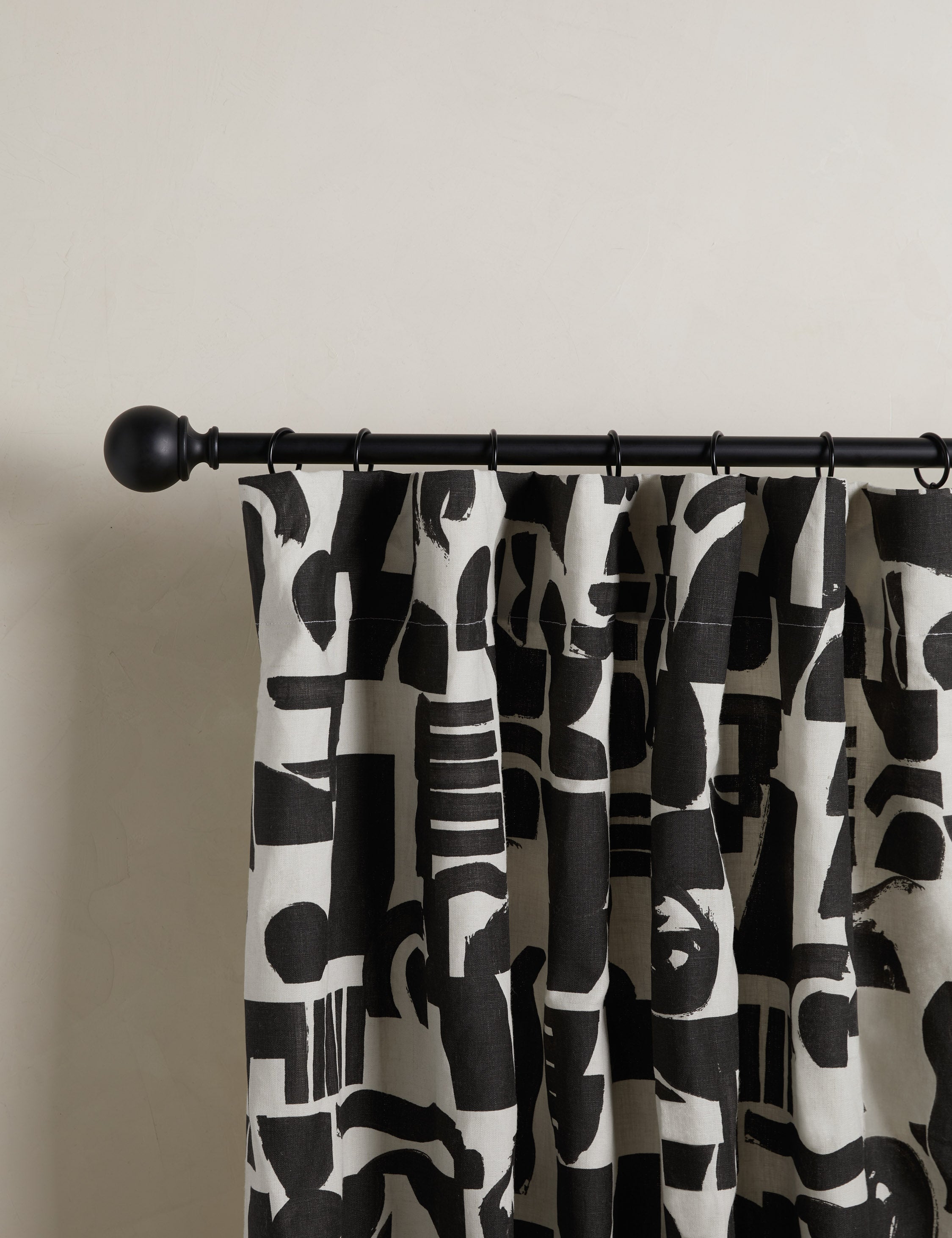 Sarah Sherman Samuel Organic Shapes Curtain Panel - Thumbnail 4