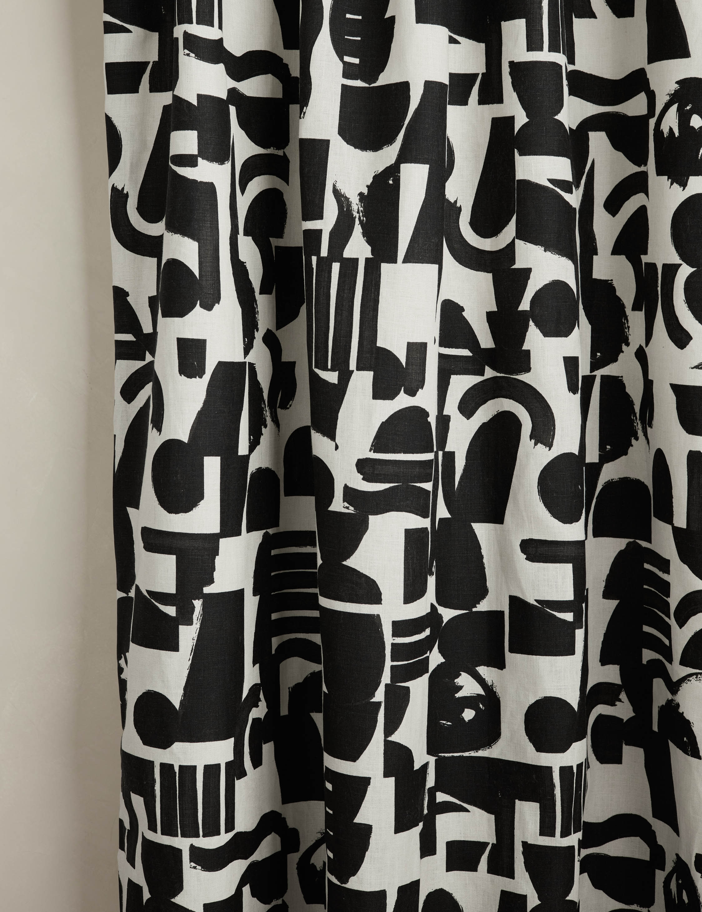 Sarah Sherman Samuel Organic Shapes Curtain Panel