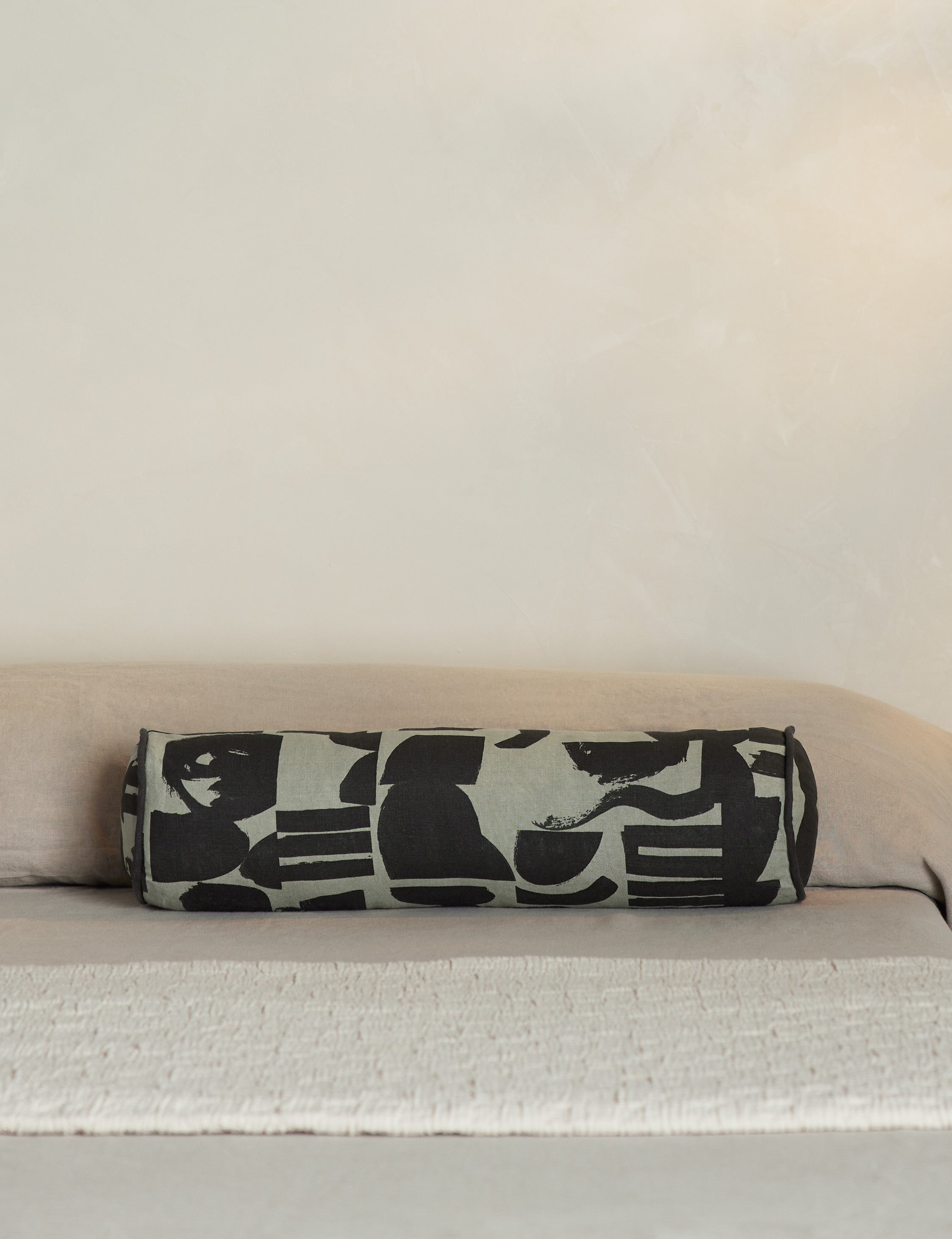 Sarah Sherman Samuel Organic Shapes Bolster Pillow