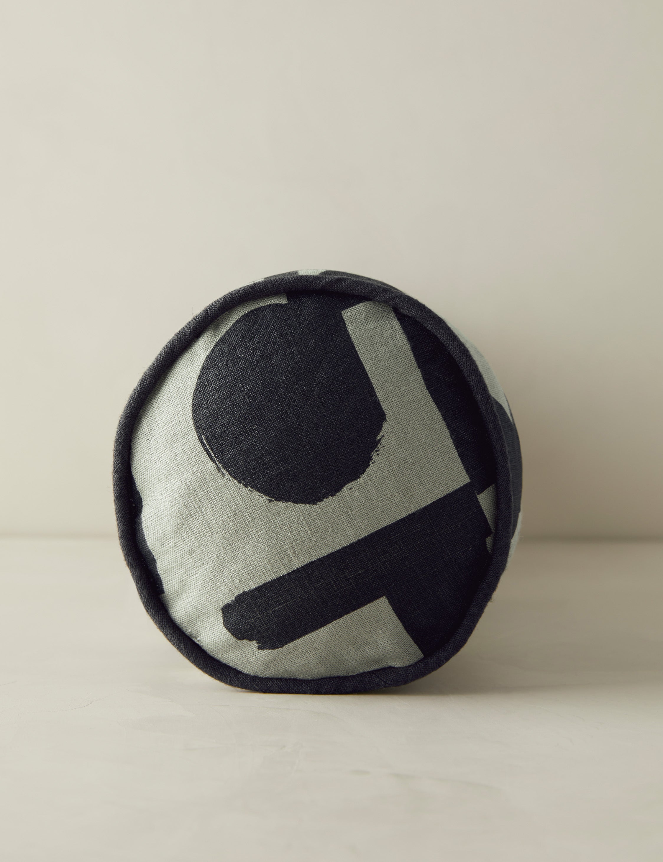 Sarah Sherman Samuel Organic Shapes Bolster Pillow - Thumbnail 4