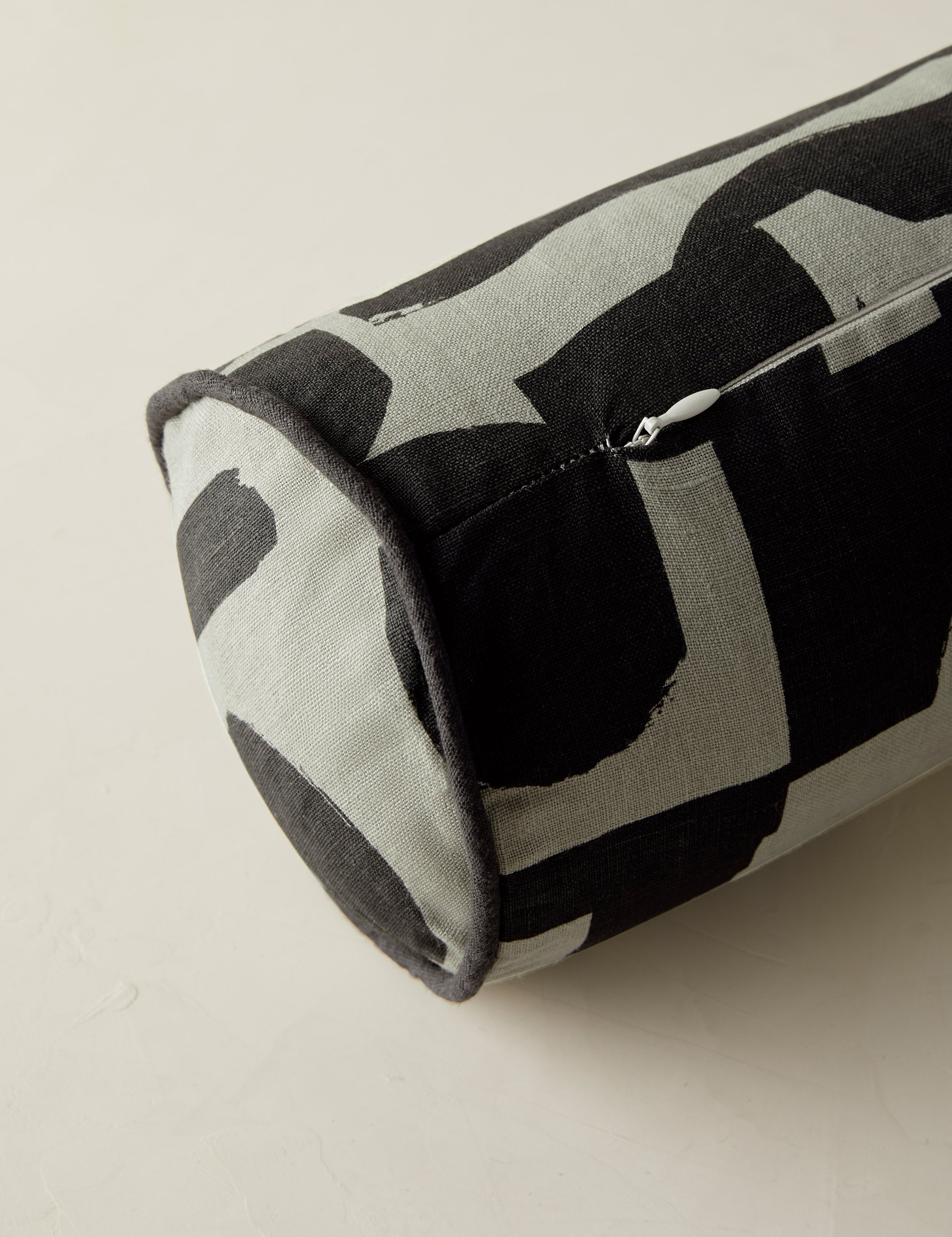 Sarah Sherman Samuel Organic Shapes Bolster Pillow - Thumbnail 3