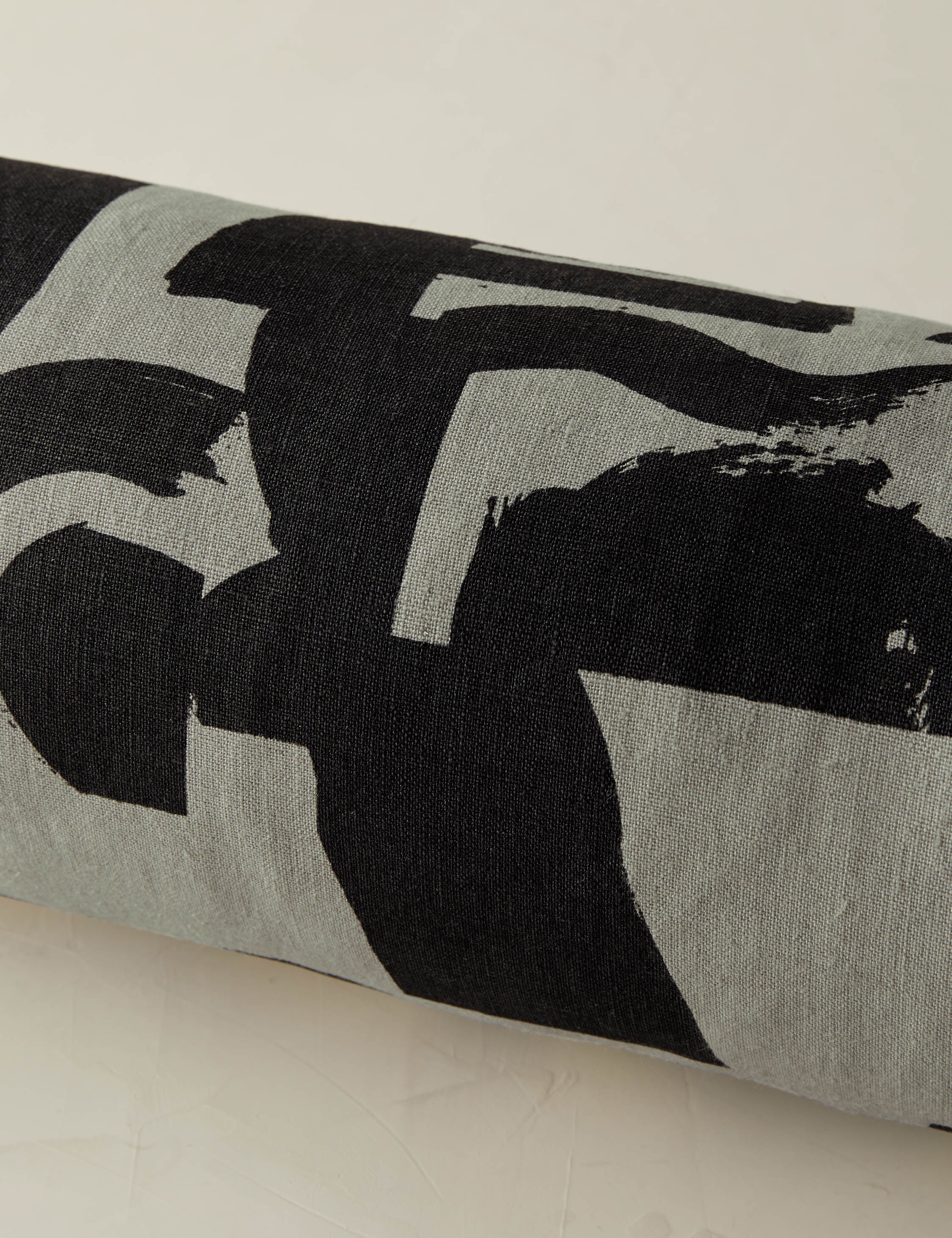 Sarah Sherman Samuel Organic Shapes Bolster Pillow - Thumbnail 5