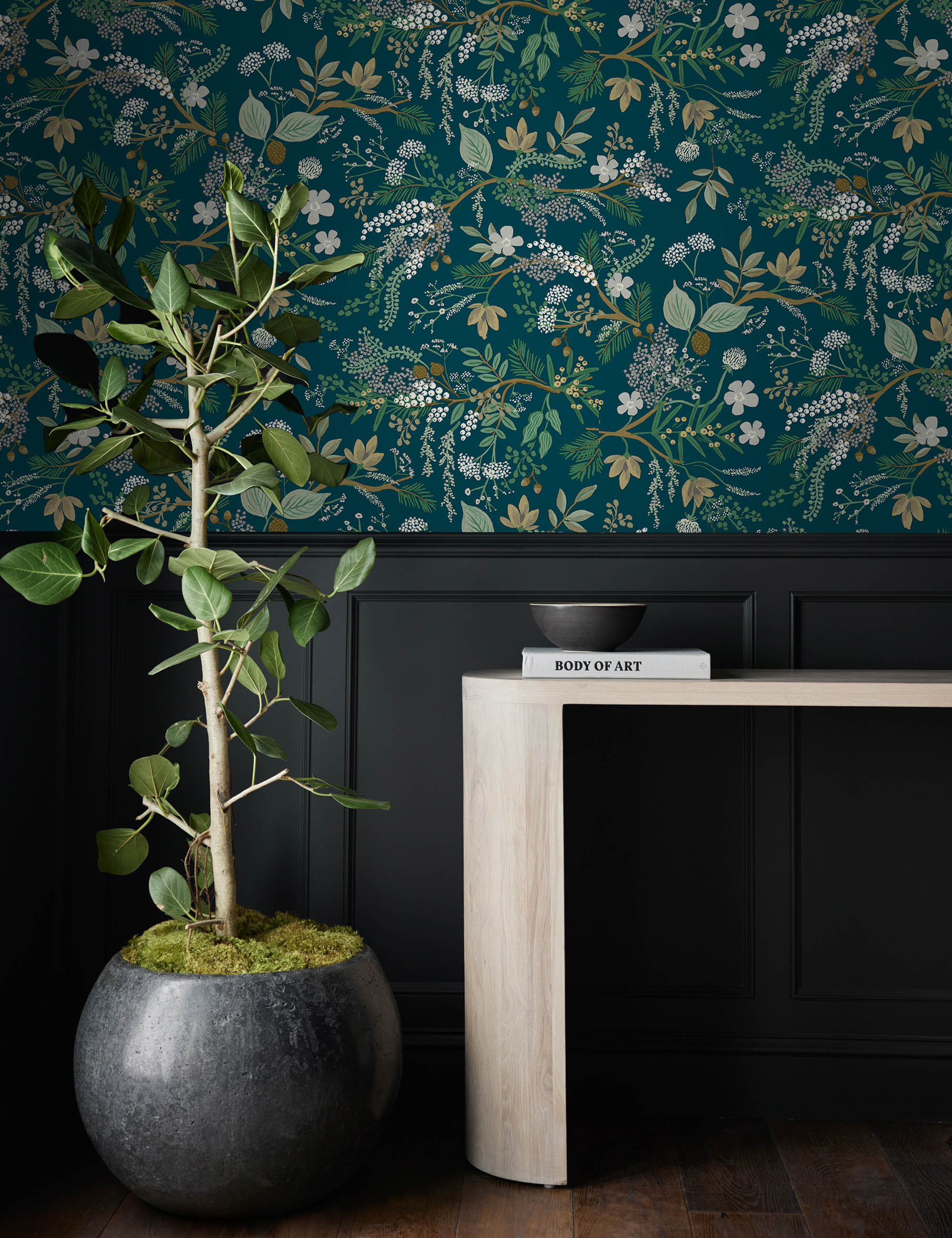 Juniper Forest Premium Peel + Stick Wallpaper by Rifle Paper Co.