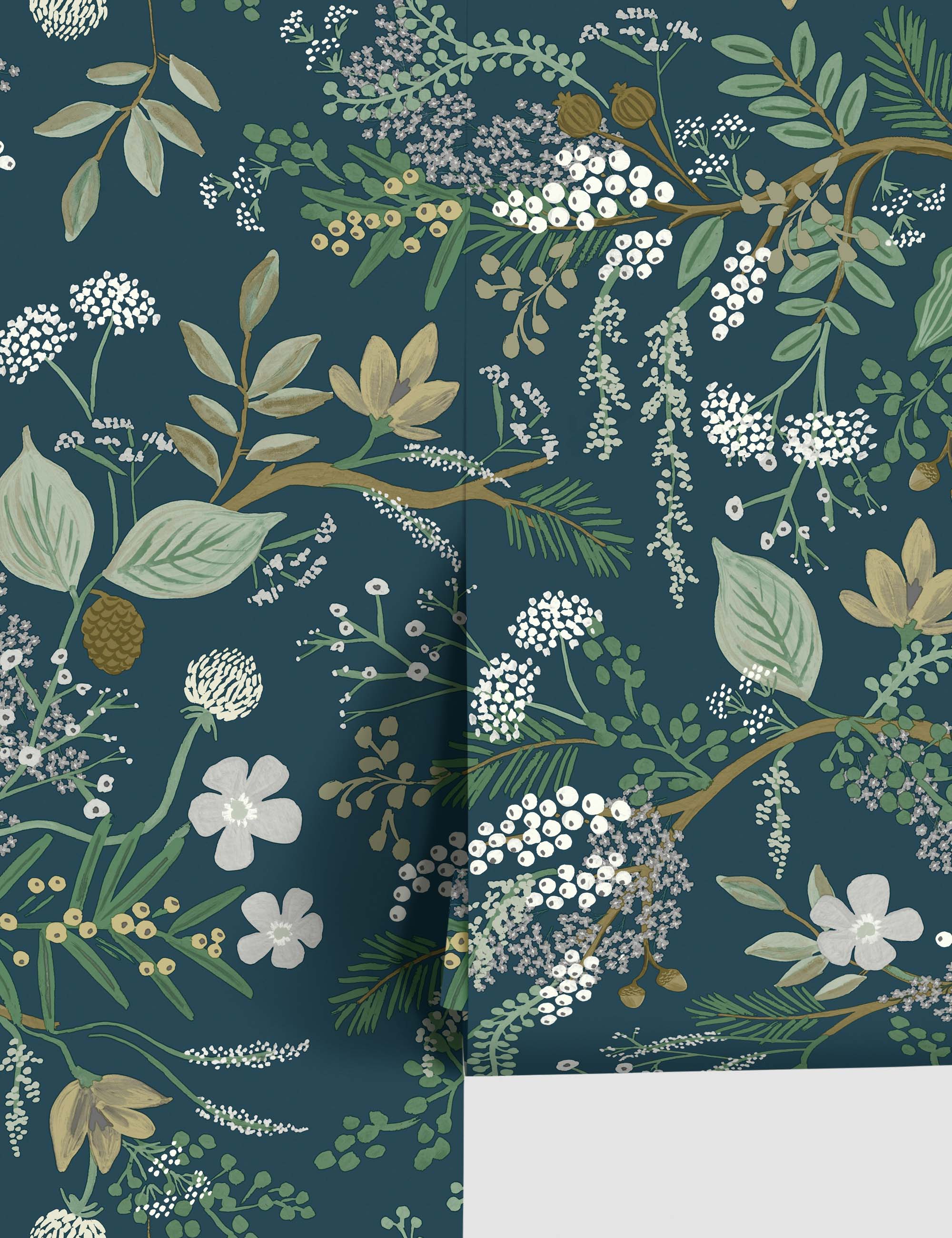 Juniper Forest Premium Peel + Stick Wallpaper by Rifle Paper Co.