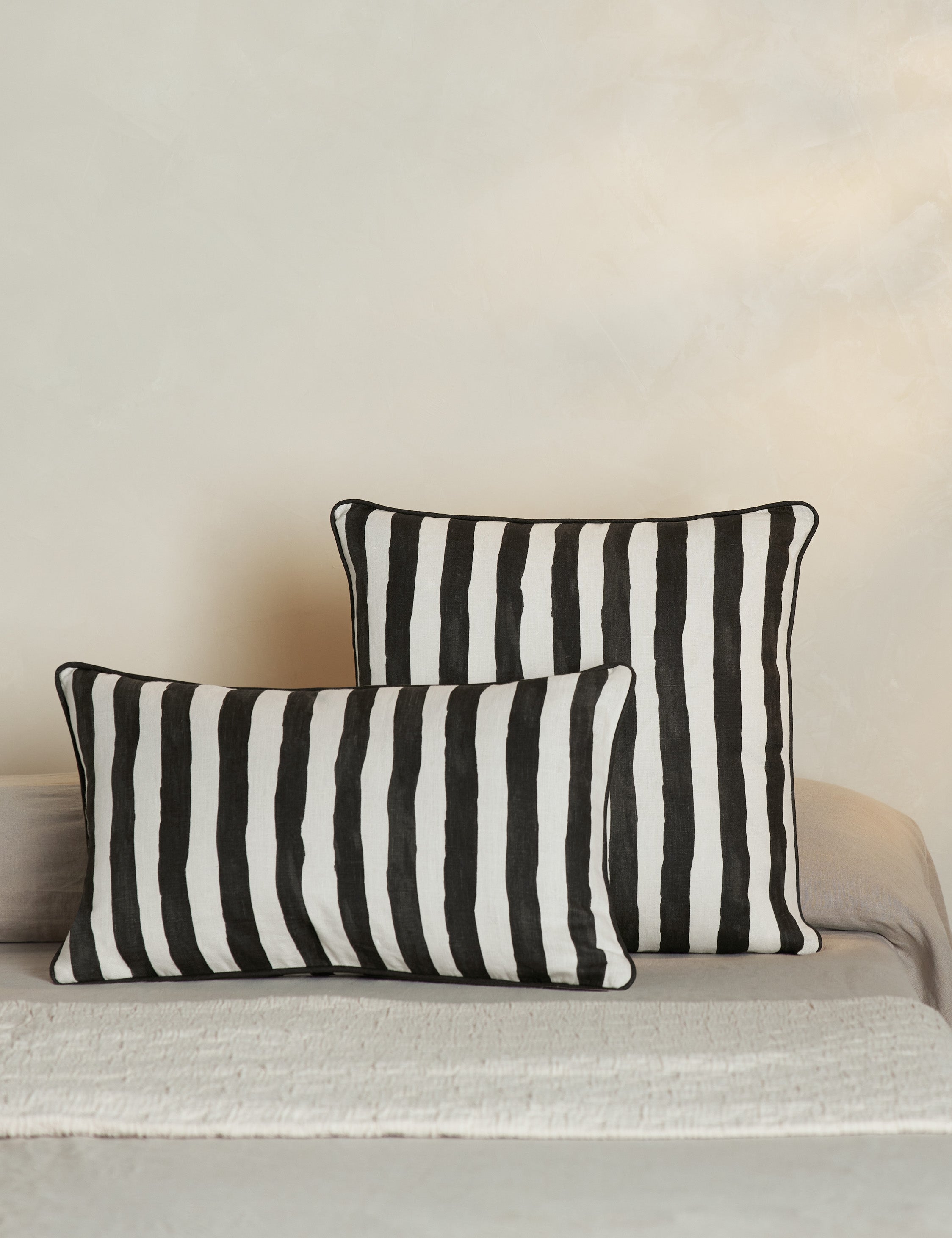 Sarah Sherman Samuel Painterly Stripe Pillow