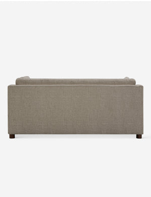 Back of the Lotte Pebble Gray Performance Linen queen-sized sleeper sofa