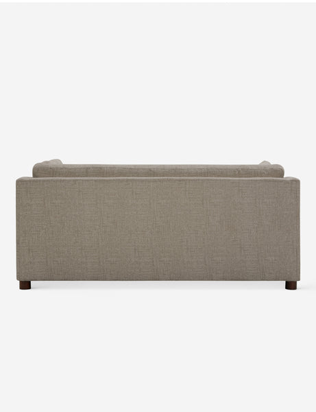 #color::pebble-performance-linen #size::queen | Back of the Lotte Pebble Gray Performance Linen queen-sized sleeper sofa