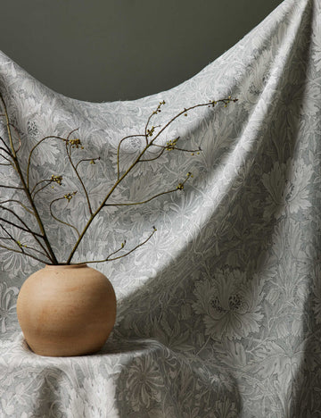 Pure Honeysuckle and Tulip Linen Blend Fabric by Morris & Co.