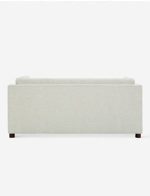 Back of the Lotte White Basketweave queen-sized sleeper sofa