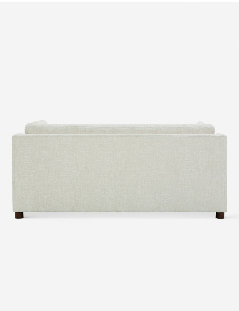 #color::white-basketweave #size::queen | Back of the Lotte White Basketweave queen-sized sleeper sofa