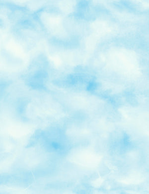 Cloud Peel + Stick Wallpaper Swatch, Blue