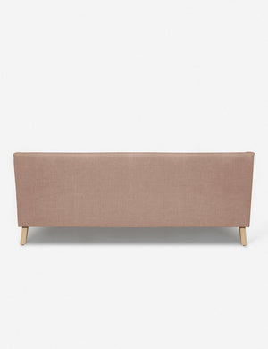 Back of the Rivington Apricot Linen sofa