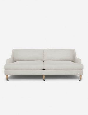 Rivington Taupe Boucle sofa with low, sloping arms by Ginny Macdonald