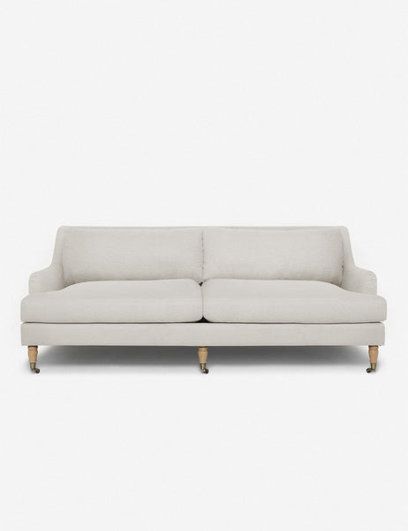 #size::72-W #size:84-W #color::taupe-boucle #size::96-W | Rivington Taupe Boucle sofa with low, sloping arms by Ginny Macdonald