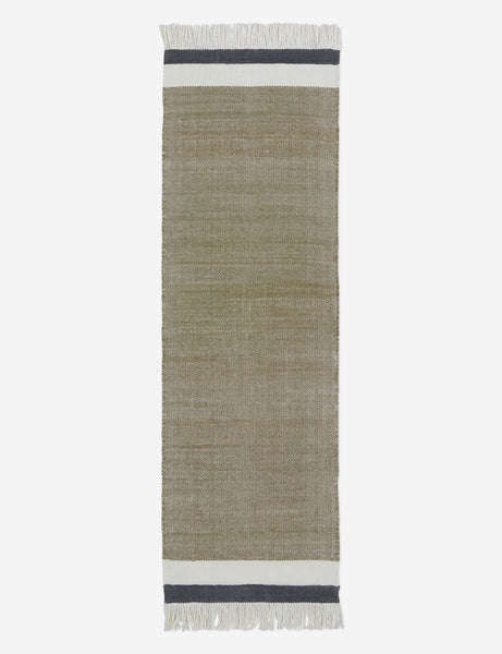 #size::2-6--x-8- #color::moss | The Rory rug in its runner size