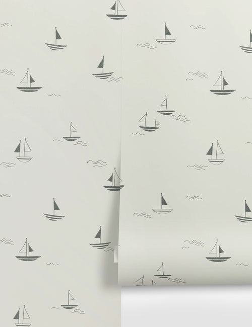 Sailboat Wallpaper by Rylee + Cru
