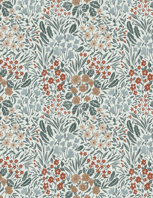 Rylee + Cru Floral Field Wallpaper Dark Swatch