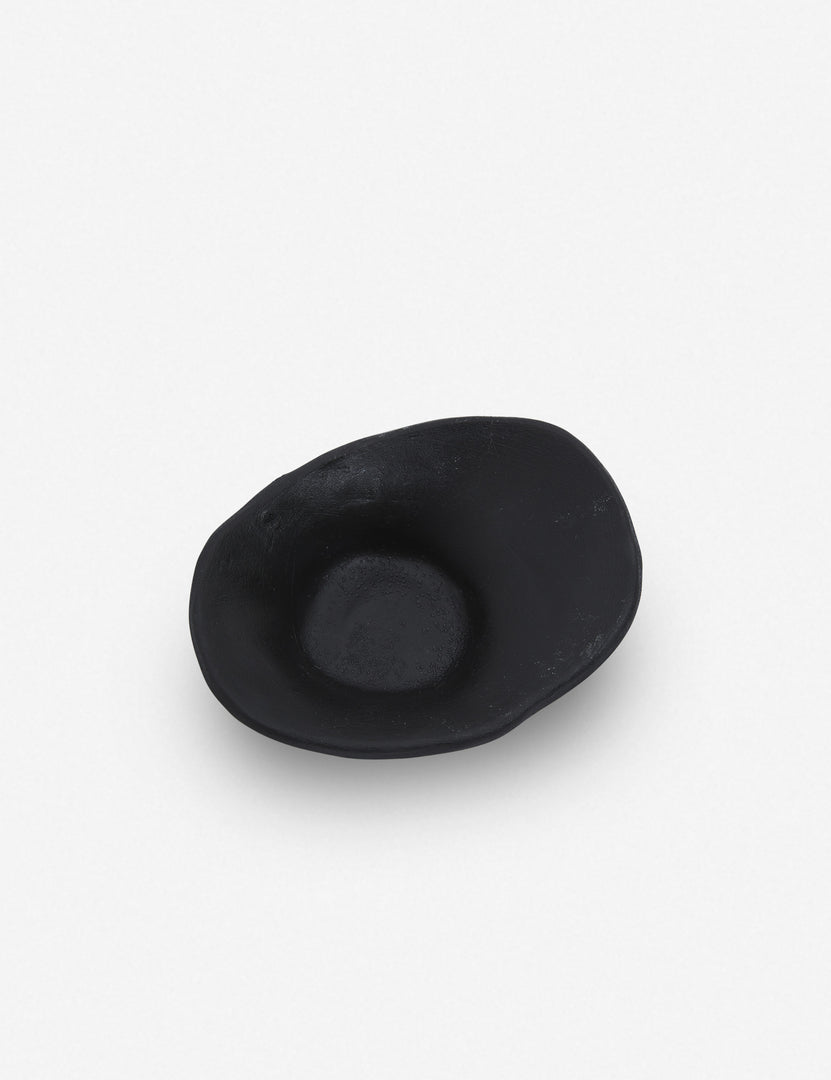 #color::black | Bird's-eye view of the Cy Black Tea Light Candle Holder