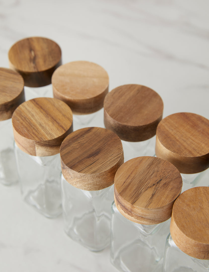 Glass Bottle Spice Set (x8) – Forhaus - Design & Store