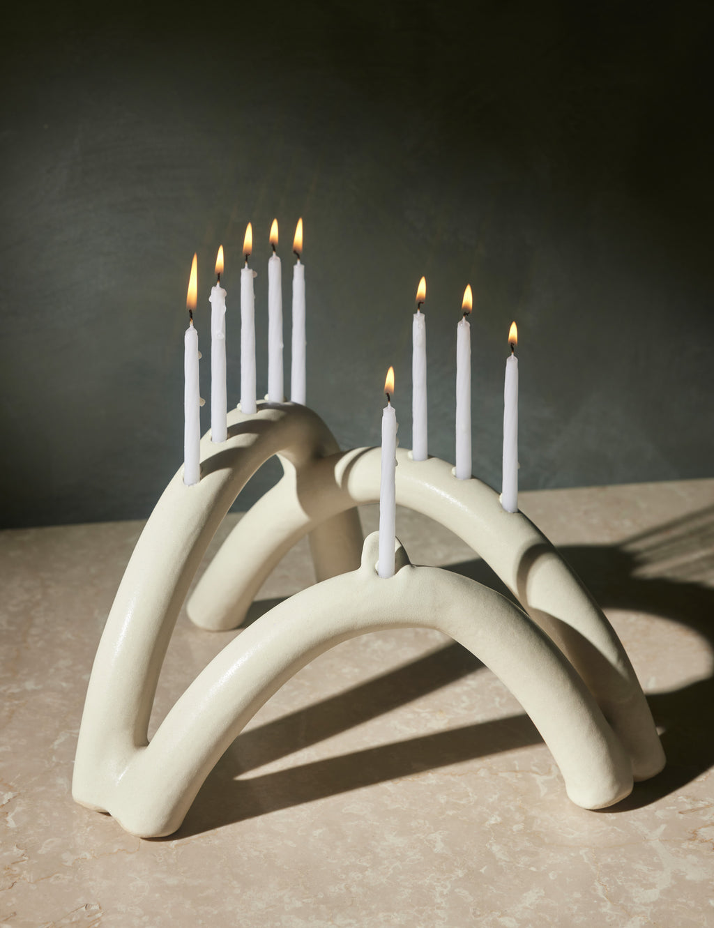 Shayna Menorah, Blanc by Style Union Home
