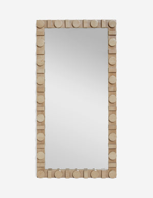 Sorenson full length oak framed mirror in natural.