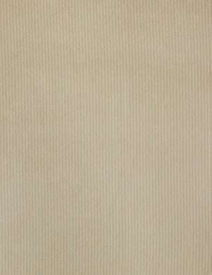 Striped Velvet Fabric Swatch, Natural and Oat by Sarah Sherman Samuel