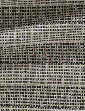 Sur Fabric Swatch, Black and Natural by Kufri