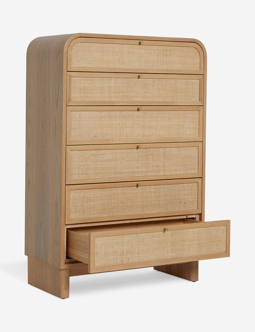 Suzette Tall Dresser in Natural Oak - Lulu and Georgia Suzette Tall Dresser in Natural Oak - Lulu and Georgia