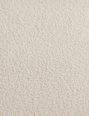 Swatch of the Cream Boucle fabric