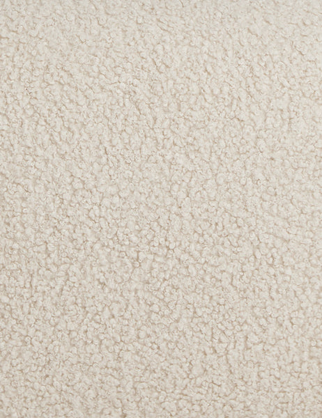 #color::cream | Swatch of the Cream Boucle fabric